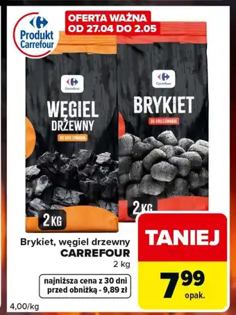 Carrefour Express Węgiel drzewny Carrefour oferta