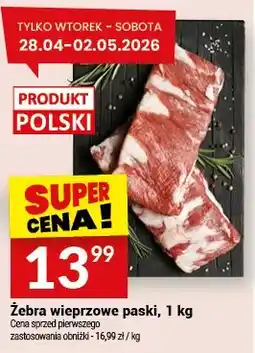 Twój Market Żebra wieprzowe paski oferta