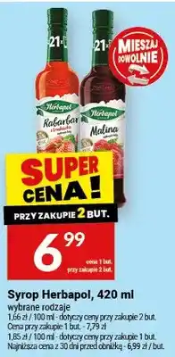 Twój Market Syrop Herbapol rabarbar z truskawką oferta