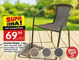 Twój Market Krzesło Simple grafit oferta