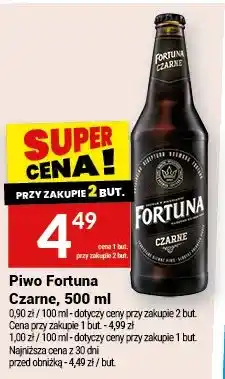 Twój Market Piwo Fortuna Czarne oferta