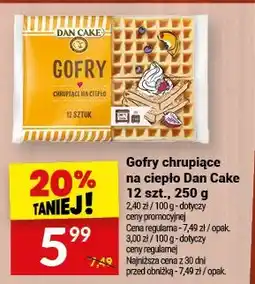 Twój Market Gofry chrupiące na ciepło Dan Cake oferta