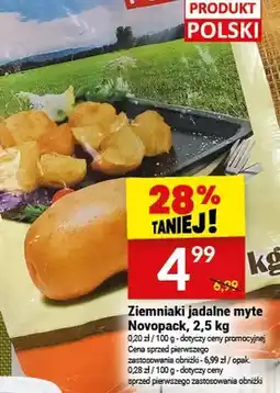 Twój Market Ziemniaki jadalne myte Novopack oferta