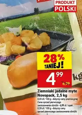 Twój Market Ziemniaki jadalne myte Novopack oferta