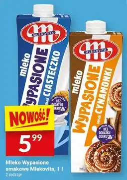 Twój Market Mleko Wypasione smak cynamonki Mlekovita oferta