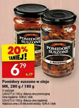 Twój Market Pomidory suszone w oleju MK oferta