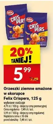 Twój Market Orzeszki ziemne smażone w skorupie Felix Crispers oferta