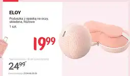 Rossmann Poduszka z opaską na oczy składana Eloy różowa oferta