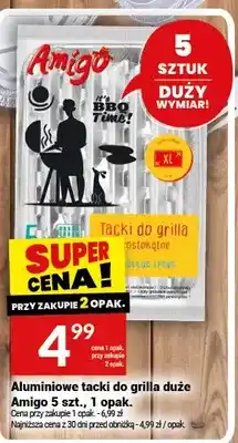 Twój Market Aluminiowe tacki do grilla duże Amigo 5szt oferta