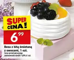 Twój Market Beza z bitą śmietaną z owocami oferta