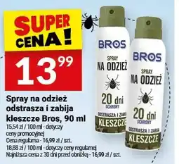 Twój Market Spray na odzież odstrasza i zabija kleszcze Bros oferta