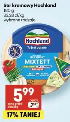 Delikatesy Centrum Ser kremowy Mixtett Hochland oferta