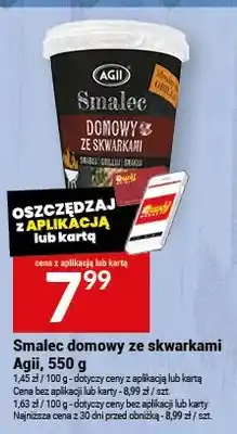 Twój Market Smalec domowy ze skwarkami Agii oferta