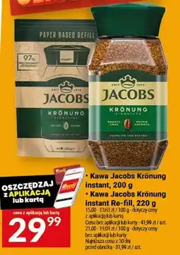 Twój Market Kawa Jacobs Krönung instant Re-fill oferta