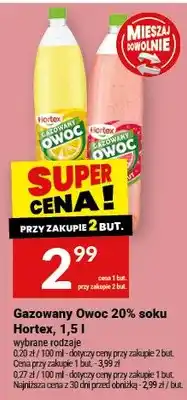 Twój Market Napój gazowany owoc 20% soku Hortex cytrynowy oferta