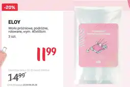 Rossmann Worki próżniowe podróżne rolowane Eloy wym. 40x60cm oferta