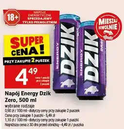Twój Market Napój Energy Dzik Zero oferta