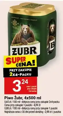 Twój Market Piwo Żubr oferta