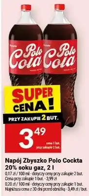 Twój Market Napój Zbyszko Polo Cockta 20% soku gaz oferta