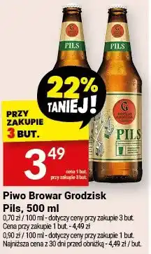 Twój Market Piwo Browar Grodzisk Pils oferta