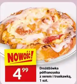Twój Market Drożdżówka półfrancuska z serem i truskawką oferta