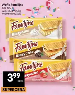 Delikatesy Centrum Wafle Familijne Klasyczne truskawkowo-śmietankowe oferta