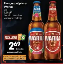 Delikatesy Centrum Piwo napój piwny Warka oferta