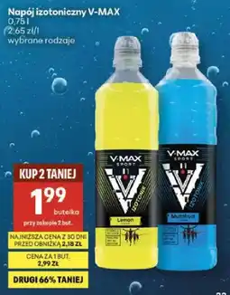 Delikatesy Centrum Napój izotoniczny V-MAX Multifruit oferta