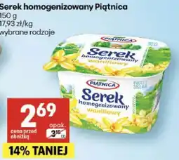 Delikatesy Centrum Serek homogenizowany Piątnica waniliowy oferta