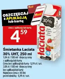 Twój Market Śmietanka Łaciate 30% UHT oferta