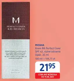 dm drogerie markt Krem BB Perfect Cover SPF 42 Missha oferta
