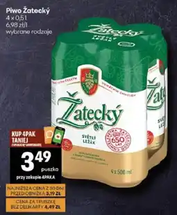 Delikatesy Centrum Piwo Żatecký oferta