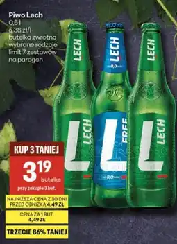 Delikatesy Centrum Piwo Lech oferta