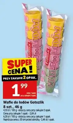 Twój Market Wafle do lodów Gotszlik 8szt oferta