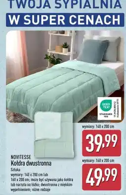 ALDI Kołdra dwustronna Novitesse 160x200cm oferta
