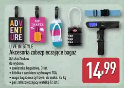 ALDI Akcesoria zabezpieczające bagaż Live In Style oferta