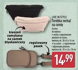 ALDI Torebka nerka/na ramię Live In Style oferta