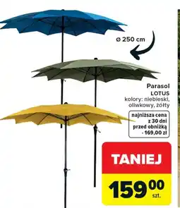 Carrefour Parasol ogrodowy Lotus oferta