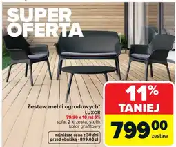Carrefour Zestaw mebli ogrodowych Luxor oferta