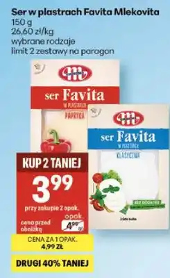 Delikatesy Centrum Ser w plastrach Favita Mlekovita oferta