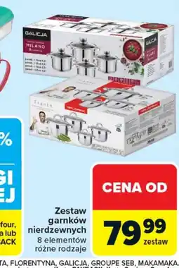 Carrefour Zestaw garnków Galicja oferta