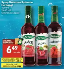 Delikatesy Centrum Syrop Owocowa Spiżarnia Herbapol truskawka oferta