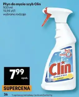 Delikatesy Centrum Płyn do mycia szyb Clin oferta
