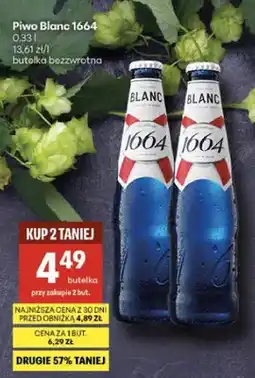 Delikatesy Centrum Piwo Blanc 1664 oferta