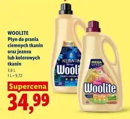 Lidl Płyn do prania ciemnych tkanin oraz jeansu Woolite oferta
