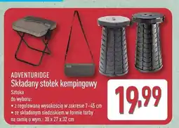 ALDI Składany stołek kempingowy Adventuridge oferta