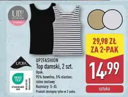 ALDI Top damski UP2Fashion 95% bawełna Rozmiary S-XL oferta
