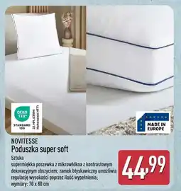ALDI Poduszka super soft Novitesse 70x80cm oferta