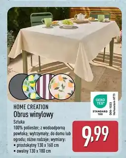 ALDI Obrus winylowy owalny 130x180cm Home Creation oferta