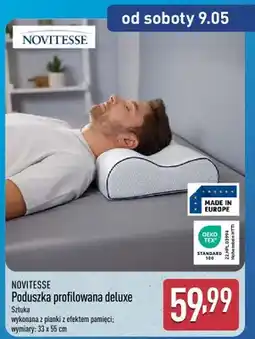 ALDI Poduszka profilowana deluxe Novitesse 33x55cm oferta